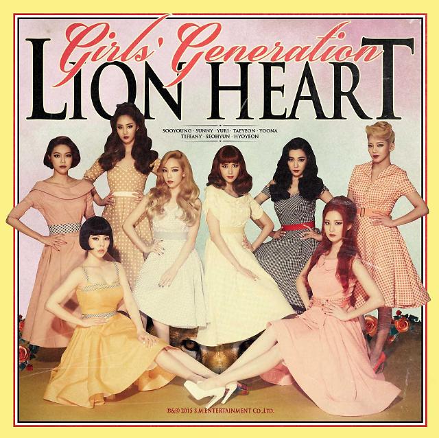 Girls Generations new single Lion Heart tops 6 local music charts upon its release  