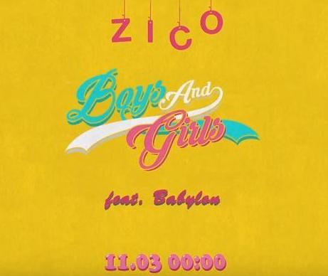 Block B成员ZICO将于3日发布全新个人专辑