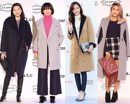 解读韩国超模与明星们的时尚女装大衣
