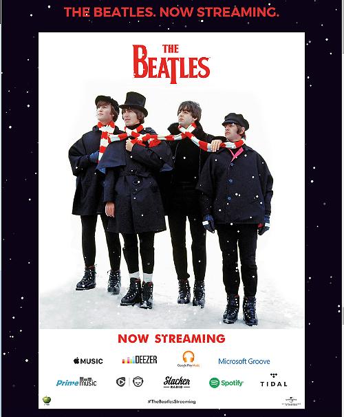 Beatles available for streaming music services