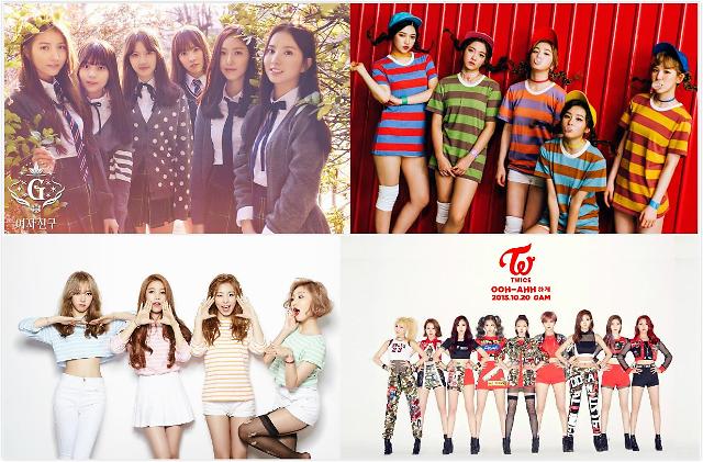 少女旋风强势崛起 韩国女团新旧交替