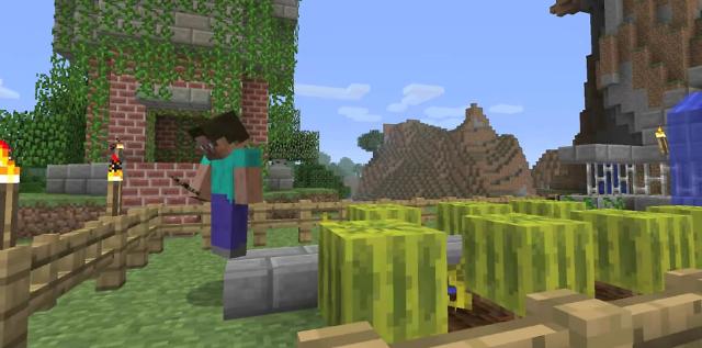 Microsoft uses game Minecraft to develop AI