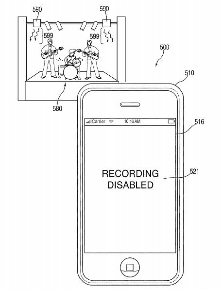 New Apple patent hints at blocking iPhone recording at concerts