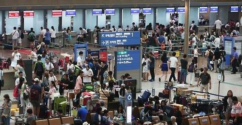 今年韩旅游收支逆差持续扩大 逆差规模近15亿美元