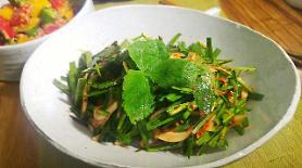 [AJU VIDEO] Easy & quick recipe for Korean style chive & coriander salad