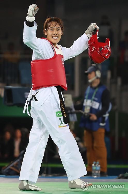 ​(Oly) ​Kim So-hui wins taekwondo gold: Yonhap