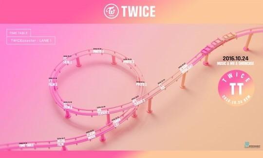 Twice确定24日发新辑 Twicecoaster 时隔一年回归