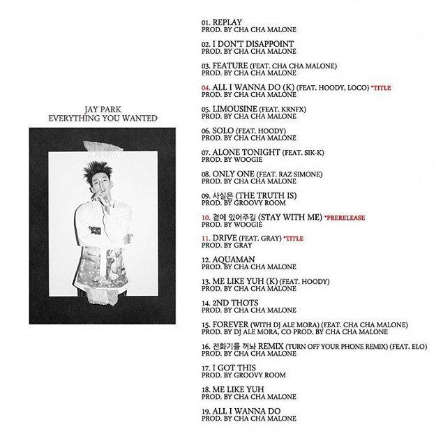 Jay Park to release new album Everything You Wanted 