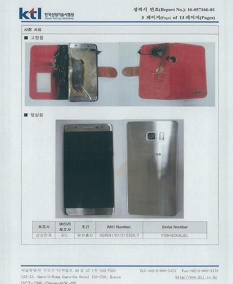 韩再次对三星Galaxy Note7更换后首个起火手机展开调查