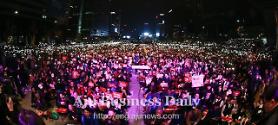 Citizens stage candle-lit rallies nationwide demanding President Parks resignation