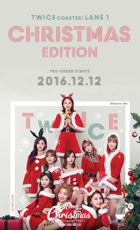 TWICE变身圣诞精灵 19日发售圣诞特别版专辑