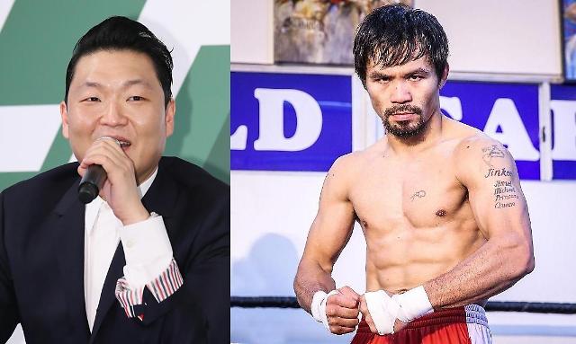 Psy invites Filipino boxing hero Pacquiao to year-end concert