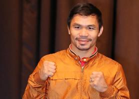Filipino boxing hero Pacquiao to test punch force in S. Korea
