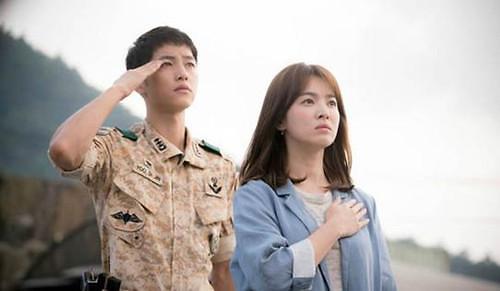 《太阳的后裔》当选2016年最令韩国观众投入的电视剧