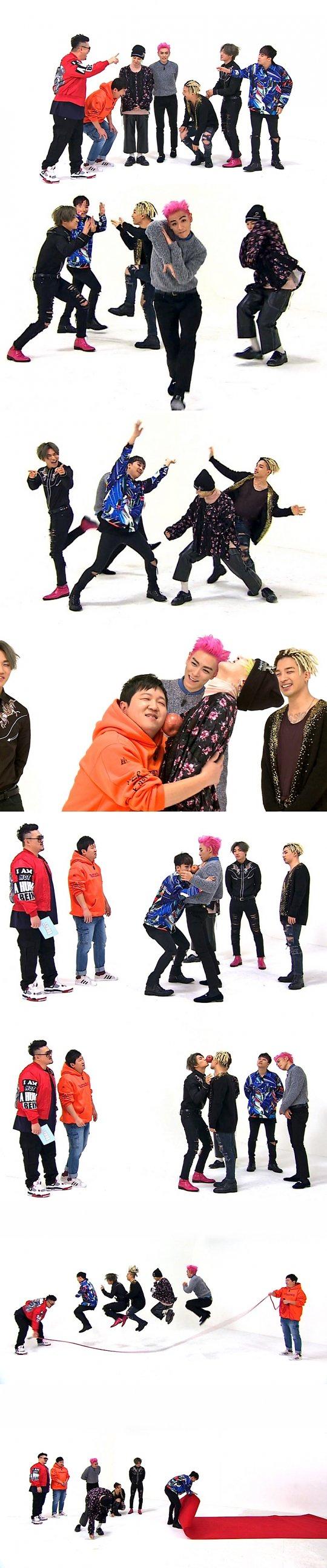 男团BIGBANG录制《周偶》爆笑图片来袭
