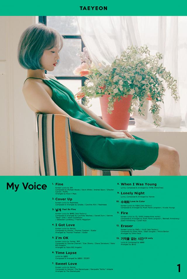 Taeyeon drops track list and teaser cuts for upcoming full album