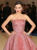 [GLOBAL PHOTO] Miranda Kerr attends to red carpet event for the Metropolitan Museum of Art Costume
