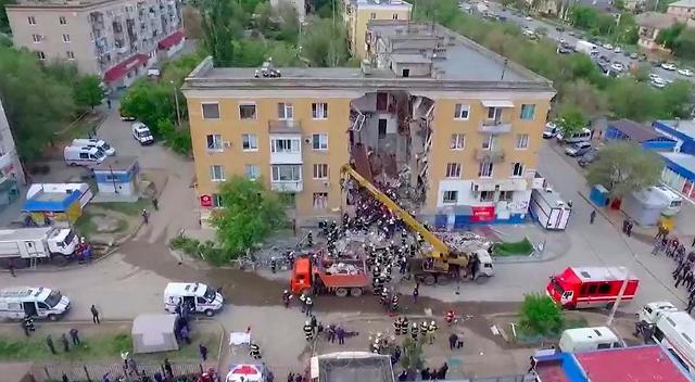 [GLOBAL PHOTO] Russia Gas Explosion devastates Volgograd residents