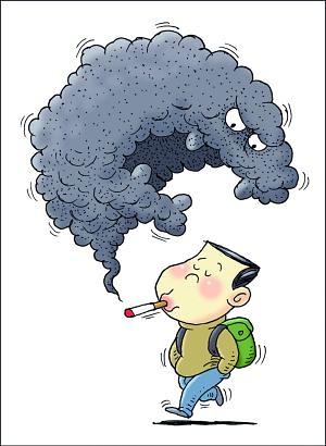 韩青少年首次吸烟年龄为12.7周岁 “禁烟”应从娃娃抓起 