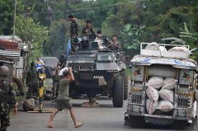 [GLOBAL PHOTO] Philippine military and Muslim militants clash prolongs
