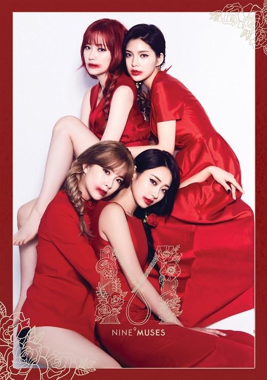 女团9Muses今日携新辑回归 红色宣传海报吸睛