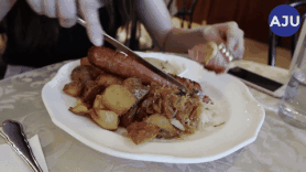 [AJU VIDEO] Austrian Habsburg Royal dishes at Café Residenz in Schonbrunn Palace