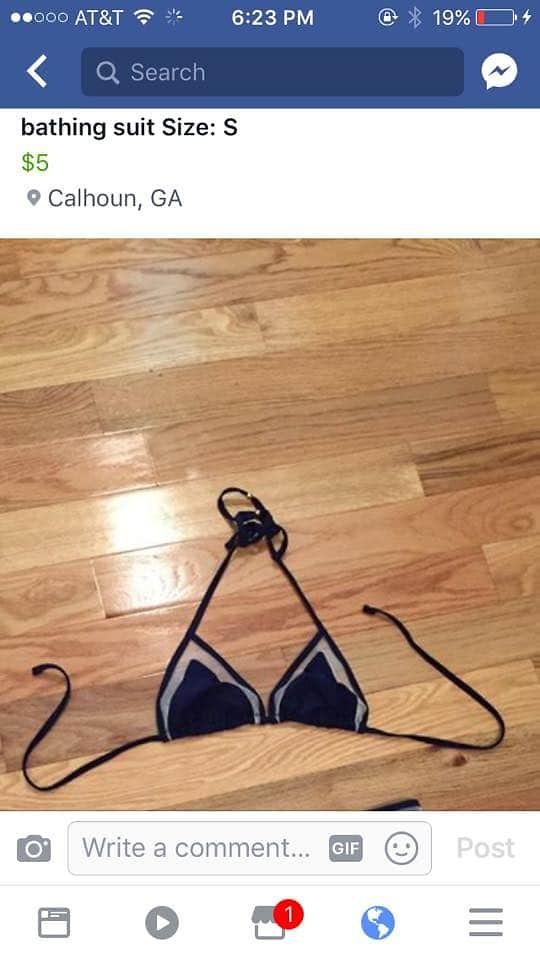 Bikini sale on Facebook almost went wrong but brother saves the day