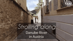 [AJU VIDEO] Strolling along Danube River in Austria
