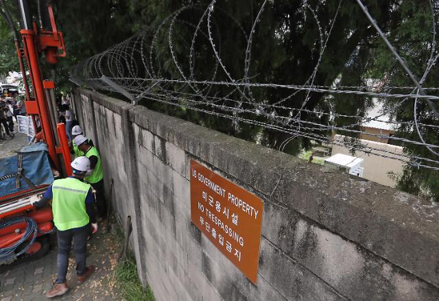 韩国开始调查龙山美军基地墙外污染程度