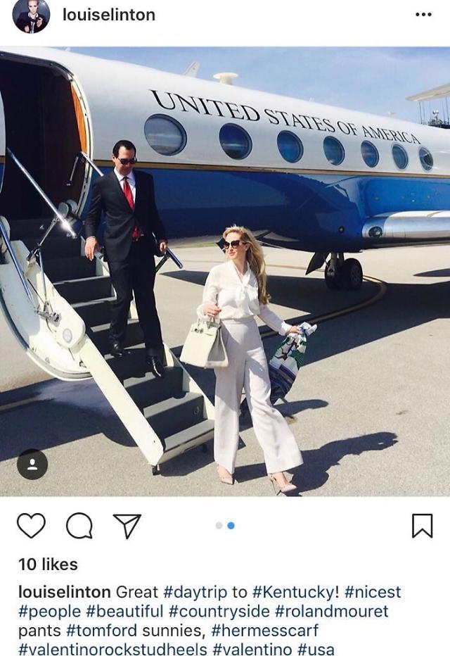 Glamorous wife of US Secretary of the Treasury angers people with Instagram response