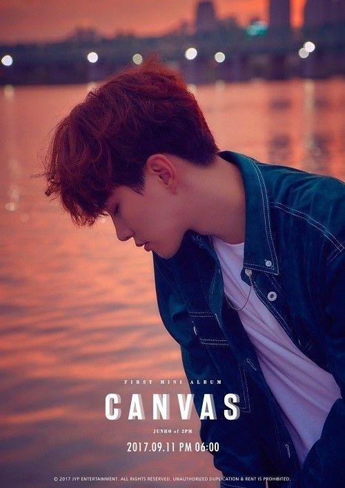 2PM俊昊今日在韩SOLO出道发行专辑《Canvas》