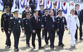 S. Korea ballistic missiles on public display in show of force