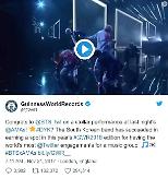 BTS earns spot in Guinness World Records with AMAs performance