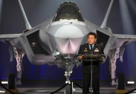 S. Korean military elated by roll-out of its first F-35A stealth jet 