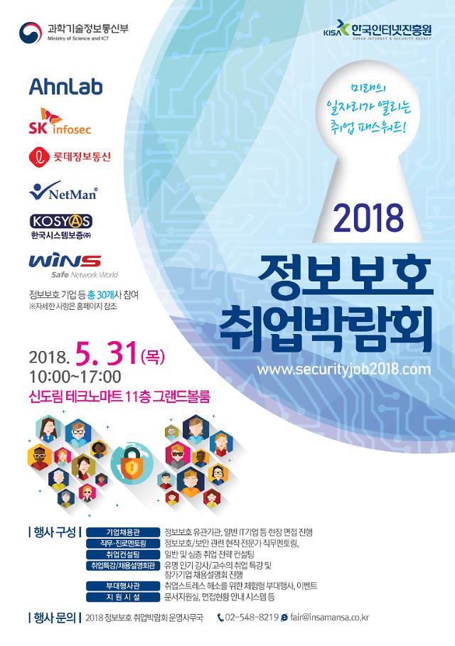 ​KISA, 2018 정보보호 취업박람회 개최