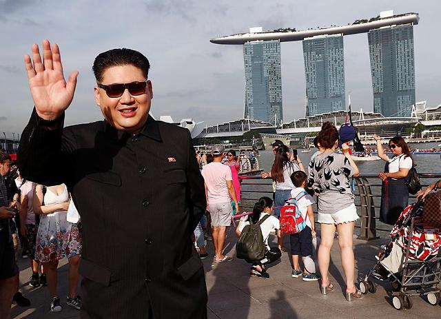 Is Chairman Kim Jong-un in Singapore?