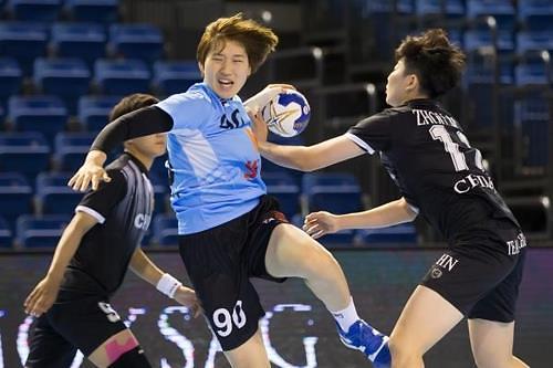 世青女子手球锦标赛韩国击败中国获首胜