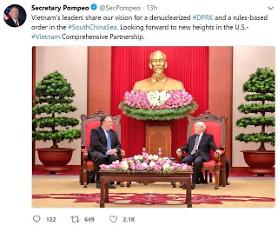 ​Chuyến thăm Việt Nam đầu tiên của ông Mike Pompeo