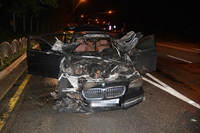 Police conduct criminal investigation into BMW car fire