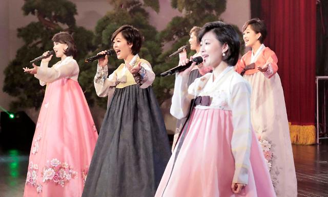 [AJU VIDEO] 朝鲜三池渊乐团公演现场
