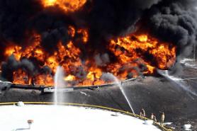 Cháy lớn kho xăng dầu ở Thành phố Goyang, Hàn Quốc