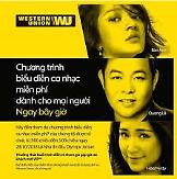 Chương trình ca nhạc miễn phí do Western Union Hàn Quốc tổ chức vào 28/10