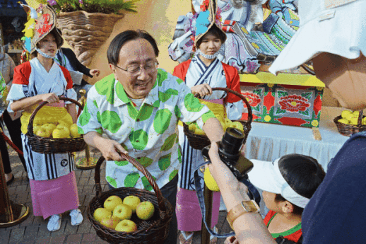 [NNA] 홍콩에서 일본 가을 축제 열려... 참가한 아오모리 지사, 관광 홍보활동 나서