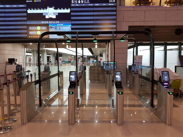 S. Korean airports use biometric authentification for domestic flights