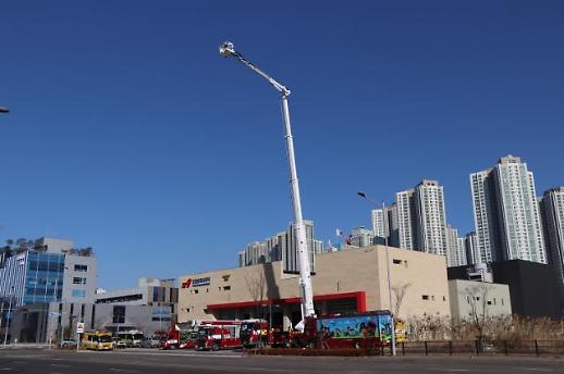 인천소방본부,‘고층 화재 대응’70m 사다리차 도입