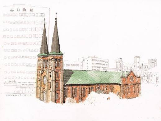 그림으로 보는 계산성당·제일교회·경상감영공원..대구 근대골목 어반스케치