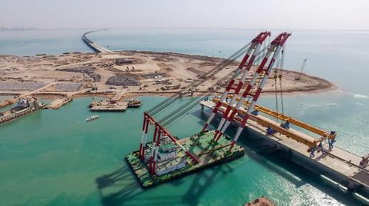 쿠웨이트 걸프만에 36.1km의 바닷길, 현대건설 기술로 수놓다