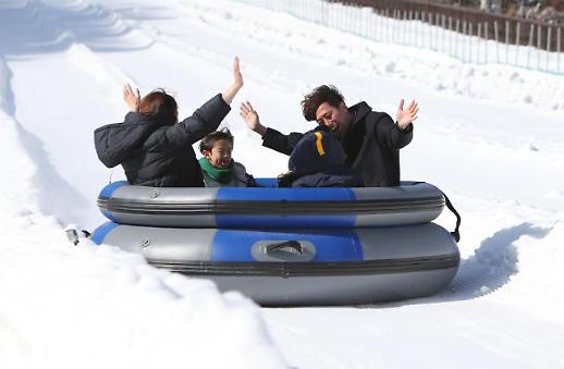 [주말 가족 나들이, 테마파크로 Go①]스릴 만점 4인승 눈썰매로 스트레스 타파!