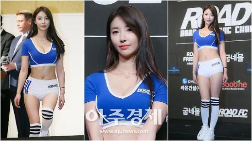 [슬라이드 화보] 로드FC 임지우, ‘명불허전 미모’ (로드FC 052)