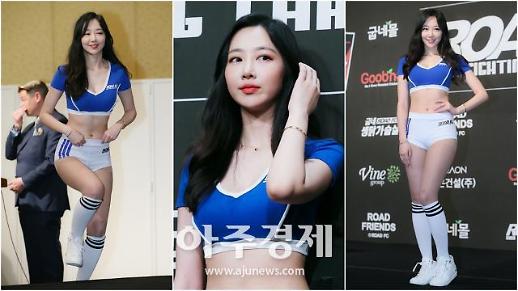 [슬라이드 화보] 로드FC 신해리, 미스코리아 출신 다운 미모 (로드FC 052)